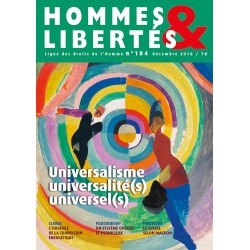 Hommes & Libertés n°184 - Universalisme, universalité(s), universel(s)