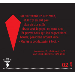 Calendrier perpétuel - 366 écrits de femmes