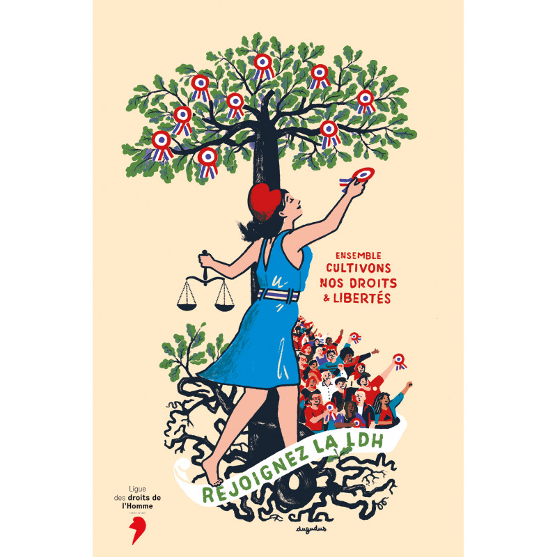 Affiche Dugudus Rejoignez la LDH