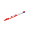 Stylo BIC 4 couleurs LDH - rouge