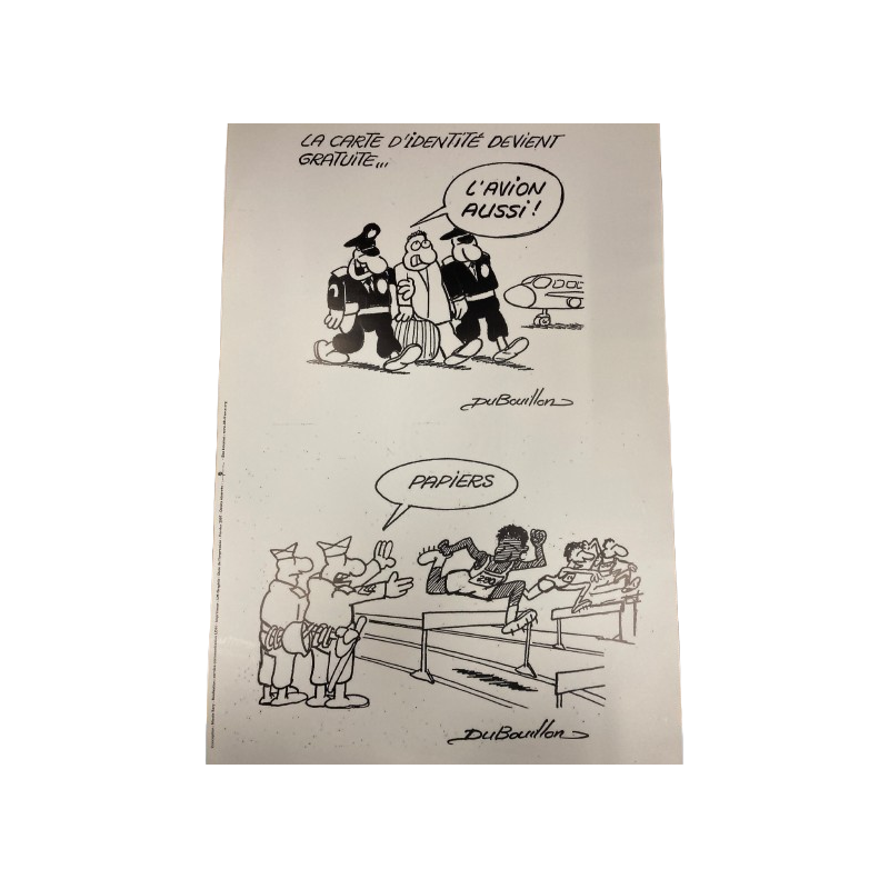 Affiche 'Immigration - Dubouillon'
