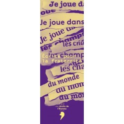 Ecrits pour la fraternité 2015 : Je joue dans les champs du monde